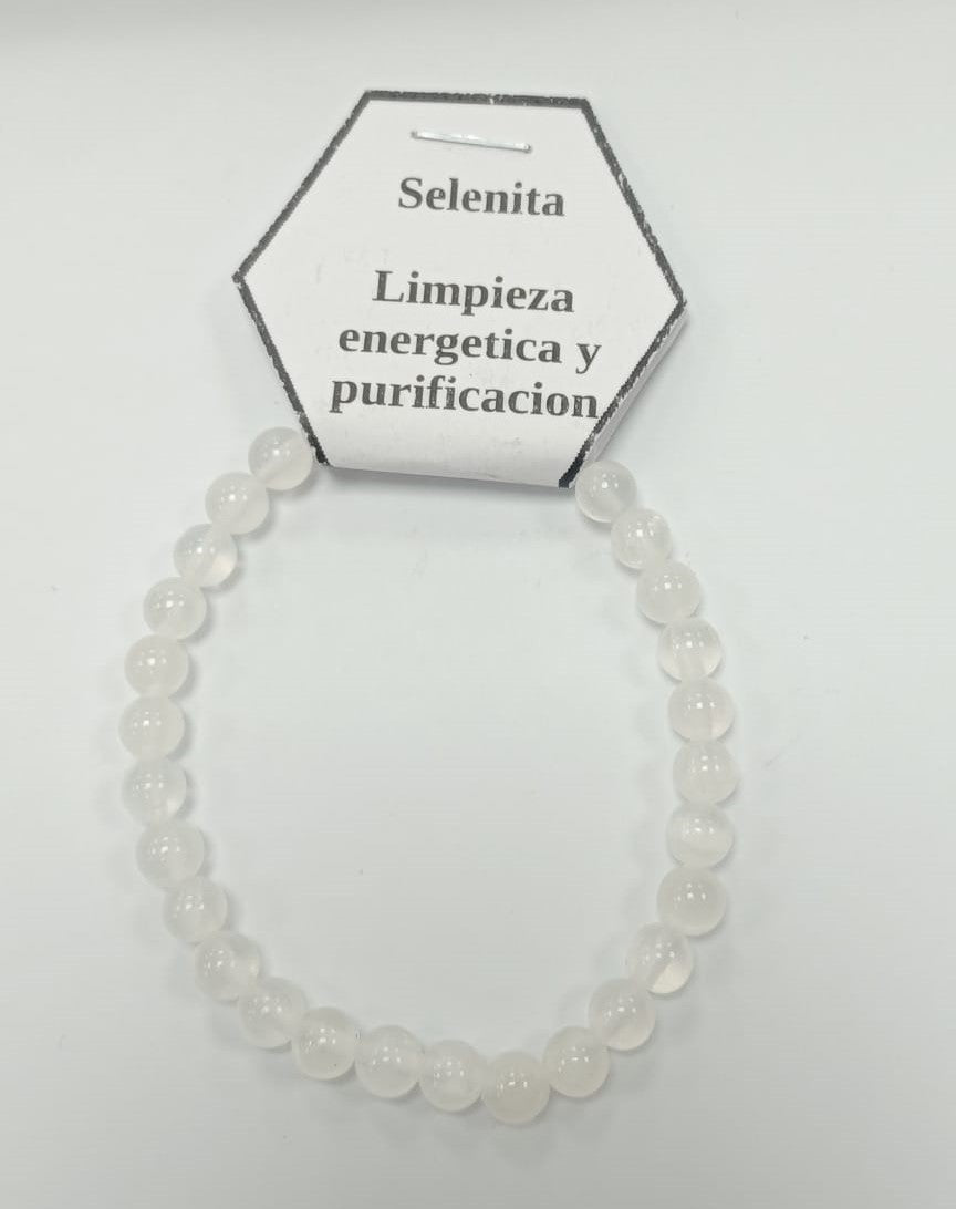 Pulsera Selenita 6 mm