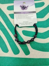 Cargar imagen en el visor de la galería, Pulsera Macrame de Amatista 8 mm
