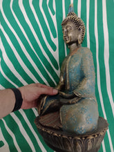 Cargar imagen en el visor de la galería, Buda Tailandes Resina Azul Turquesa
