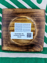 Cargar imagen en el visor de la galería, Quemador de incienso o Incesario Estrella de David
