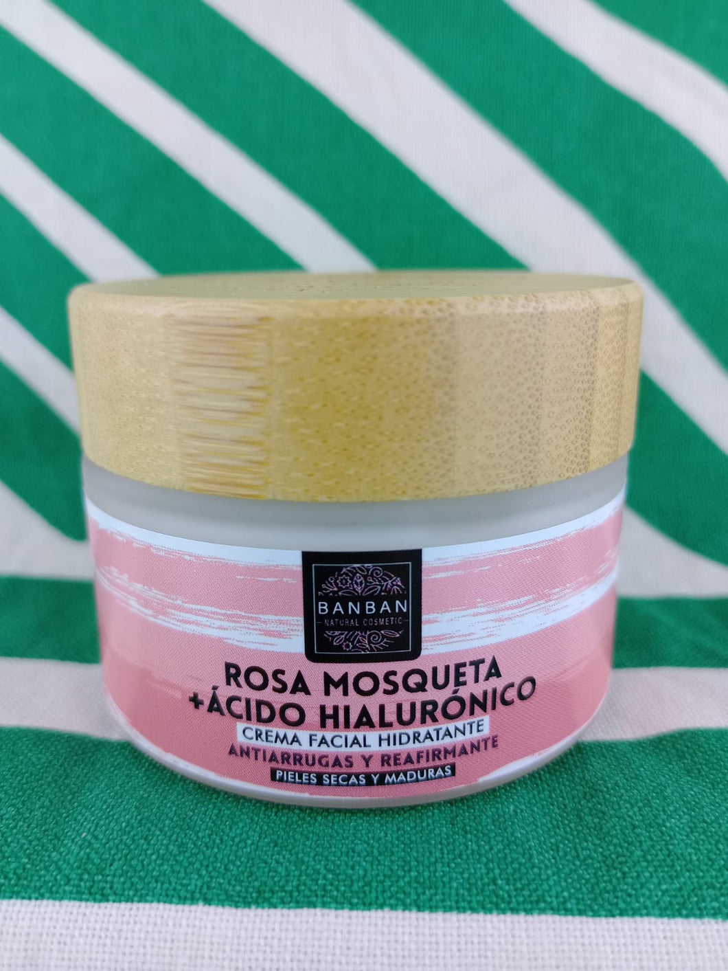 Crema Facial con Rosa Mosqueta y Acido Hialuronico 50 ml