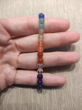 Cargar imagen en el visor de la galería, Pulsera Elástica 7 Chakras 6 mm
