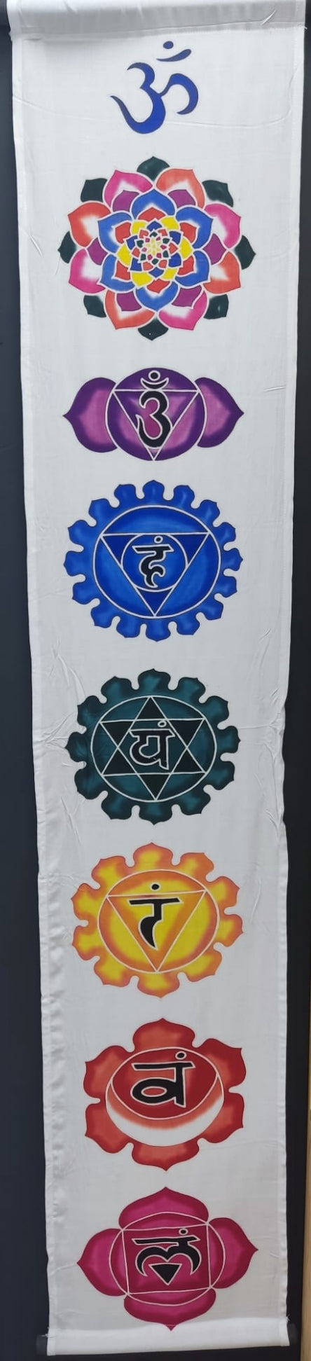 Bandera Chakras Blanca