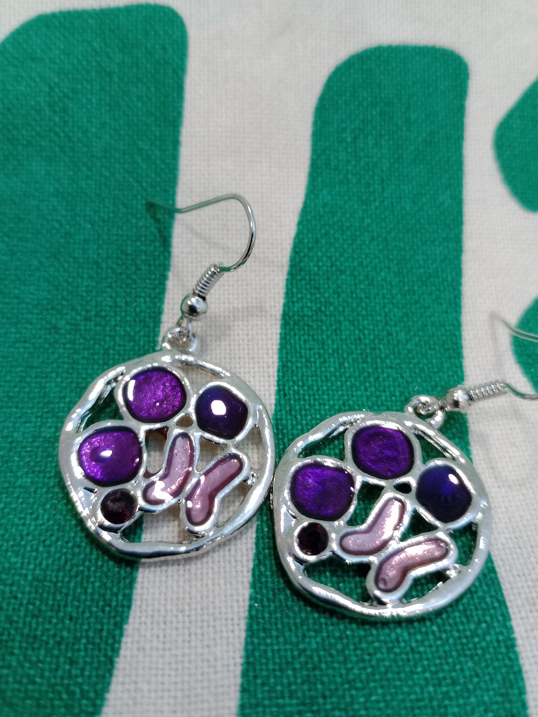 Pendientes Gaudi Mariposa Morada