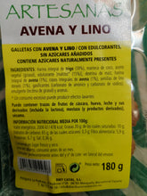 Cargar imagen en el visor de la galería, Galletas Artesanas Avena y Lino
