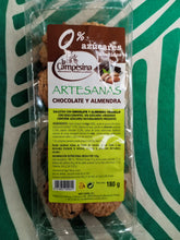 Cargar imagen en el visor de la galería, Galletas Artesanas Chocolate con almendras
