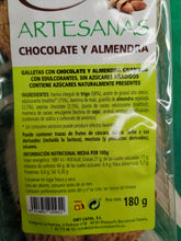 Cargar imagen en el visor de la galería, Galletas Artesanas Chocolate con almendras
