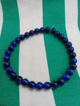 Cargar imagen en el visor de la galería, Pulsera Ojo de Tigre Azul 6 mm
