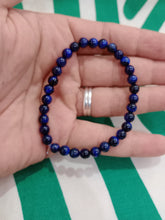 Cargar imagen en el visor de la galería, Pulsera Ojo de Tigre Azul 6 mm
