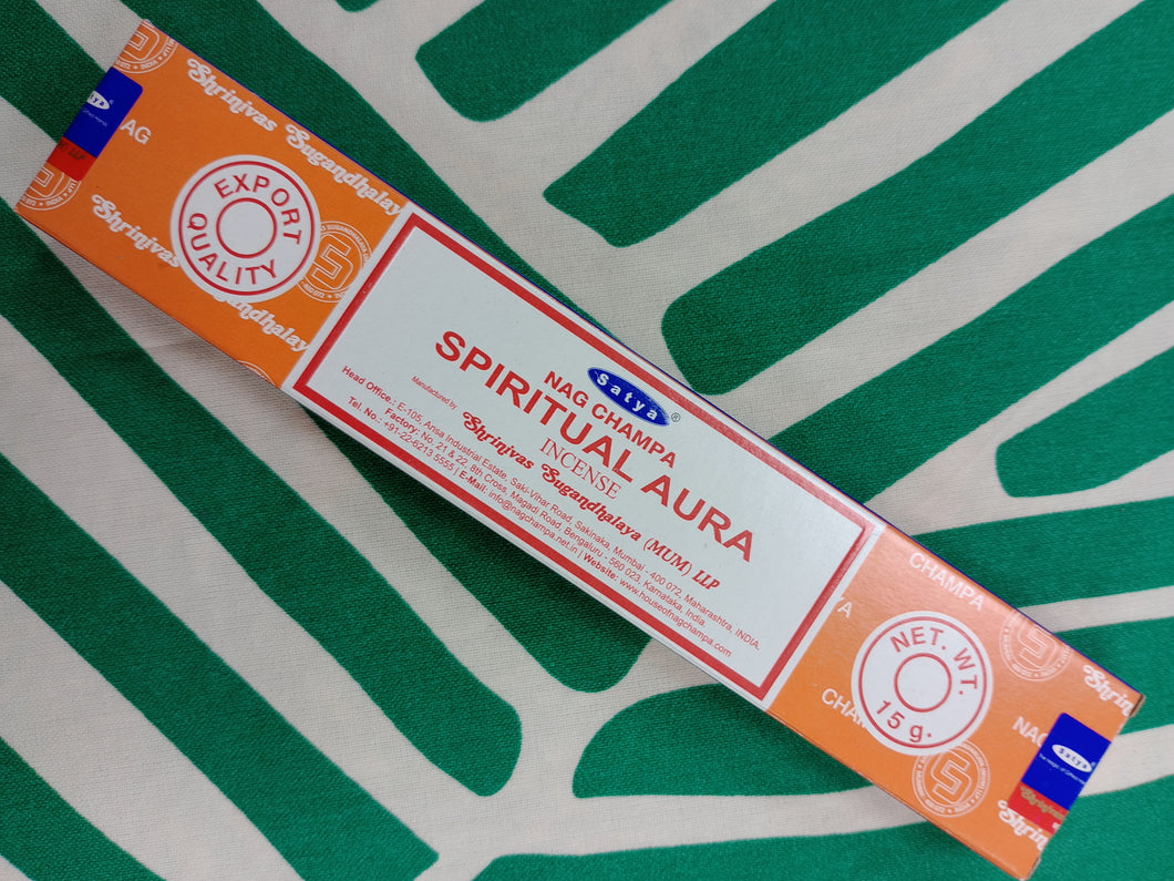 Incienso Aura Espiritual Satya 15 grs
