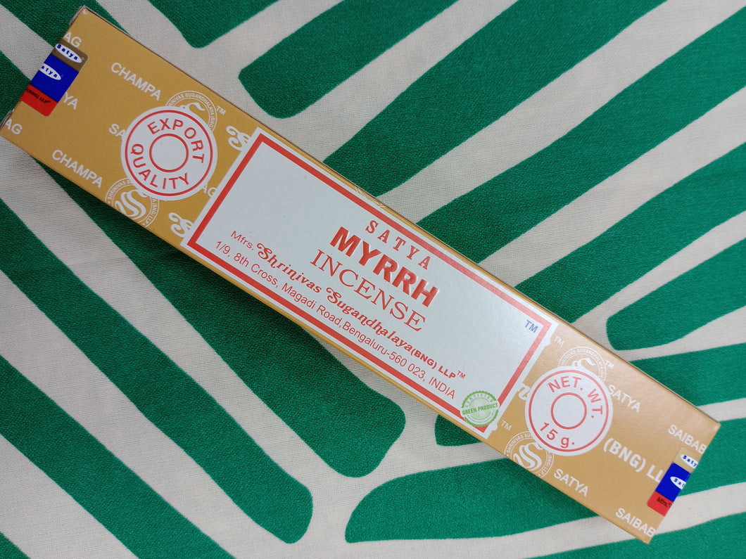 Incienso Mirra Satya 15 grs