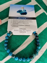 Cargar imagen en el visor de la galería, Pulsera Apatita 6 mm
