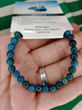 Cargar imagen en el visor de la galería, Pulsera Apatita 6 mm
