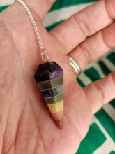 Cargar imagen en el visor de la galería, Pendulo 7 chakras
