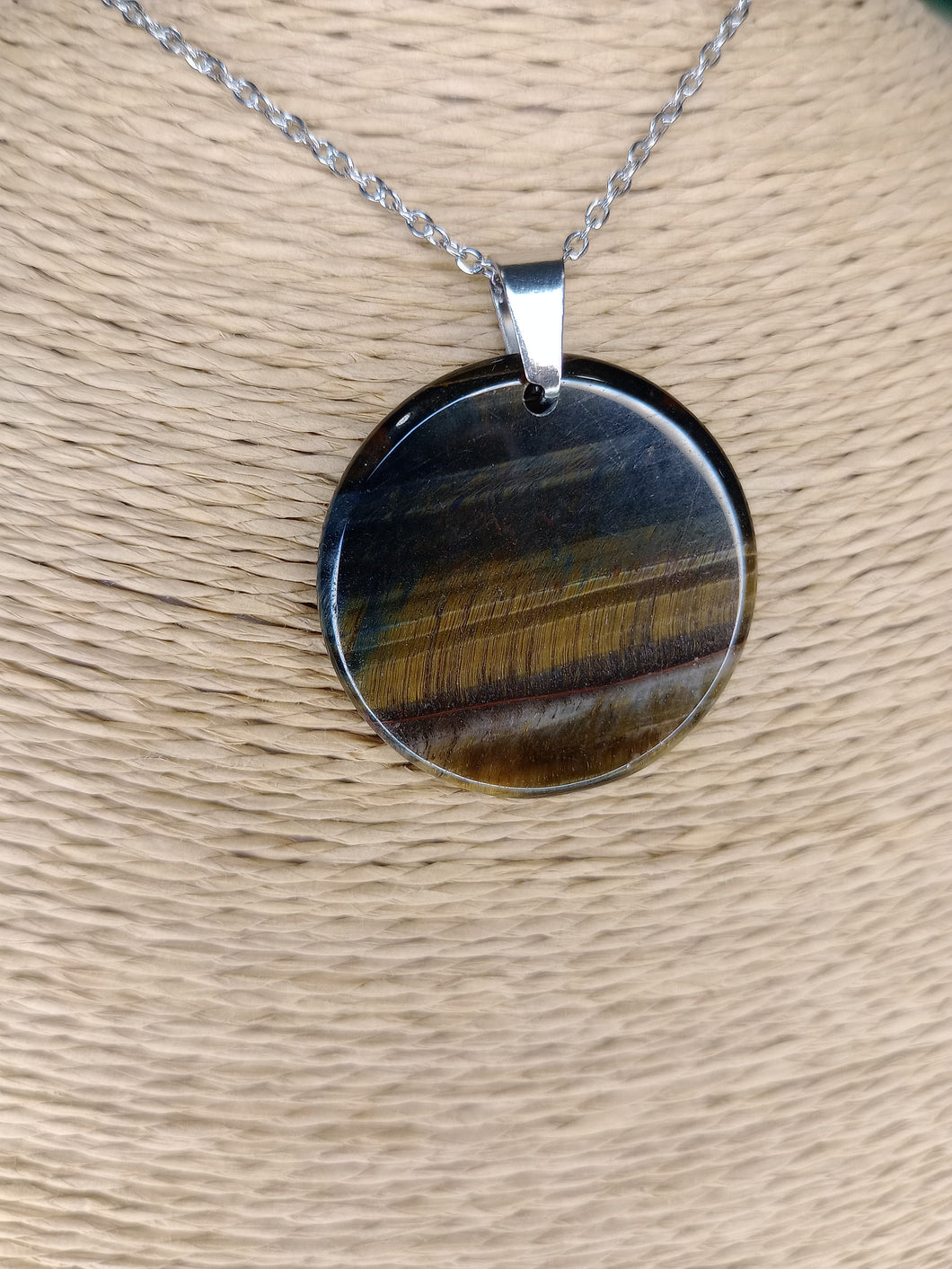 Colgante Circulo Ojo de Tigre Mod. 2