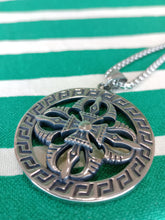 Cargar imagen en el visor de la galería, Colgante Dorje Doble Circulo de Acero Inoxidable
