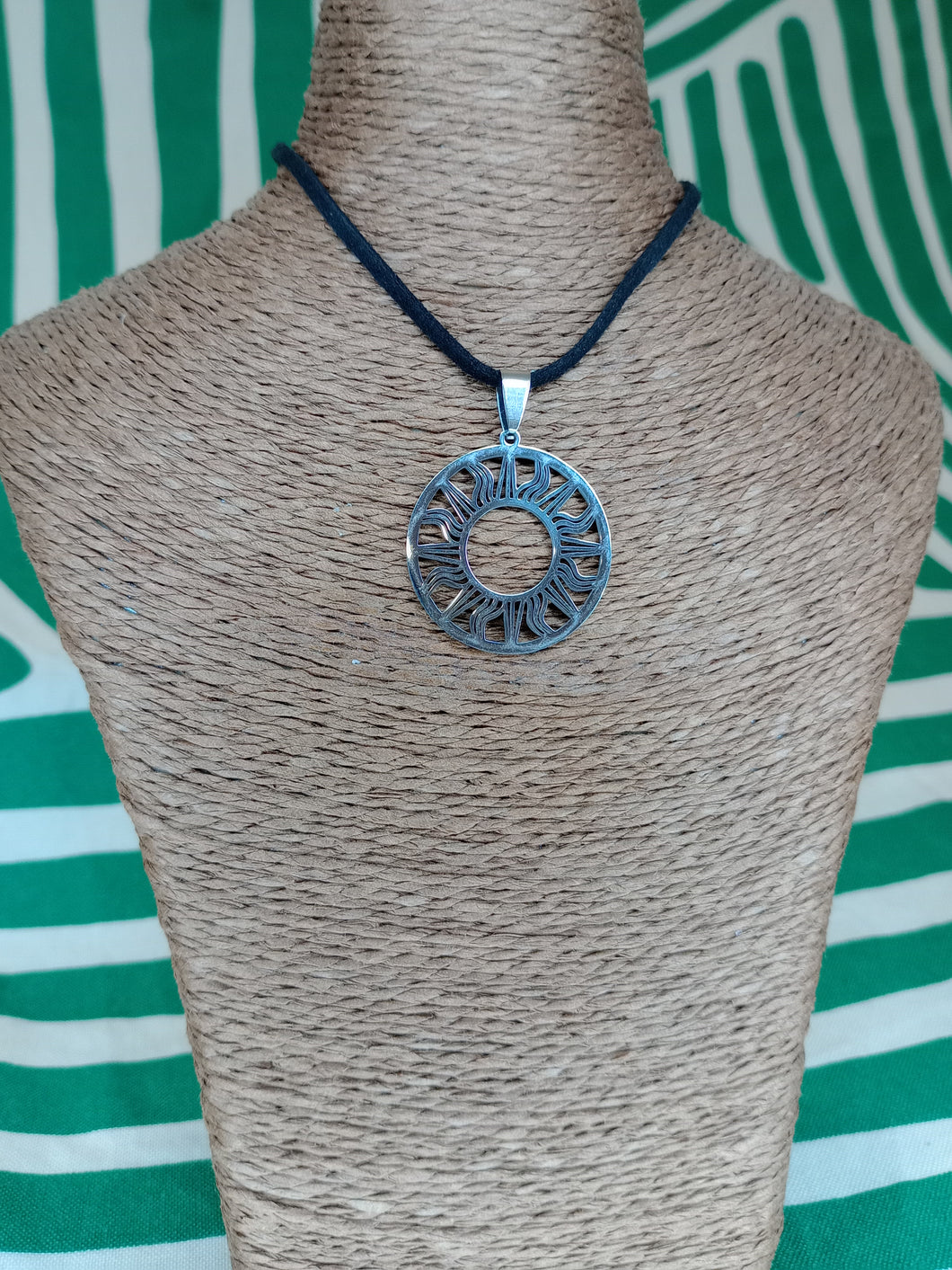 Colgante sol acero inoxidable