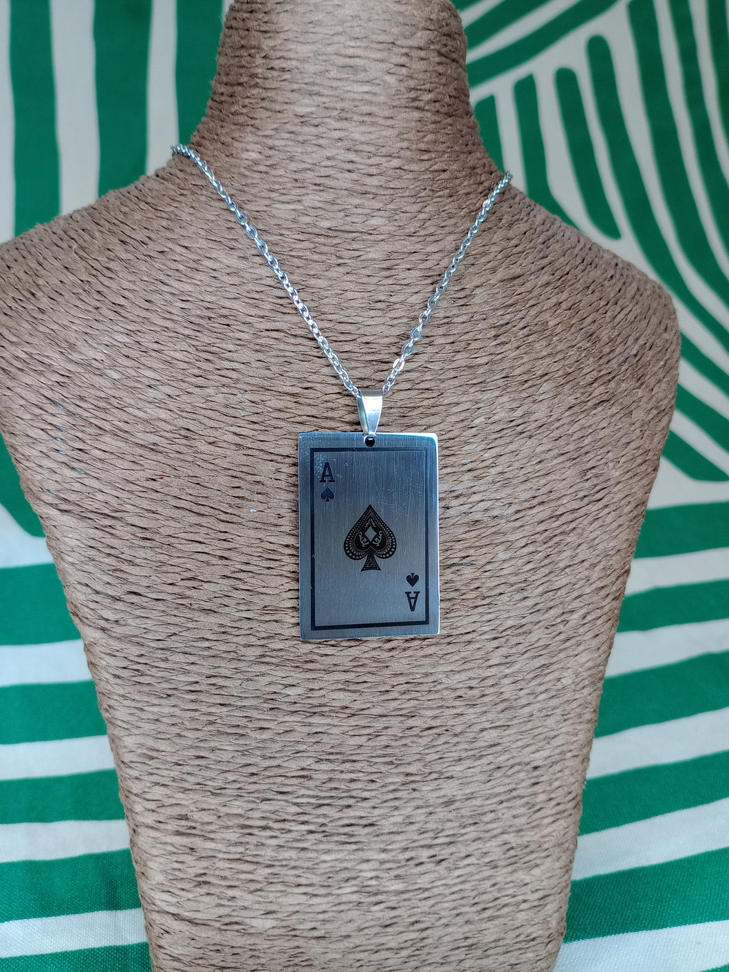 Colgante Poker Acero inoxidable