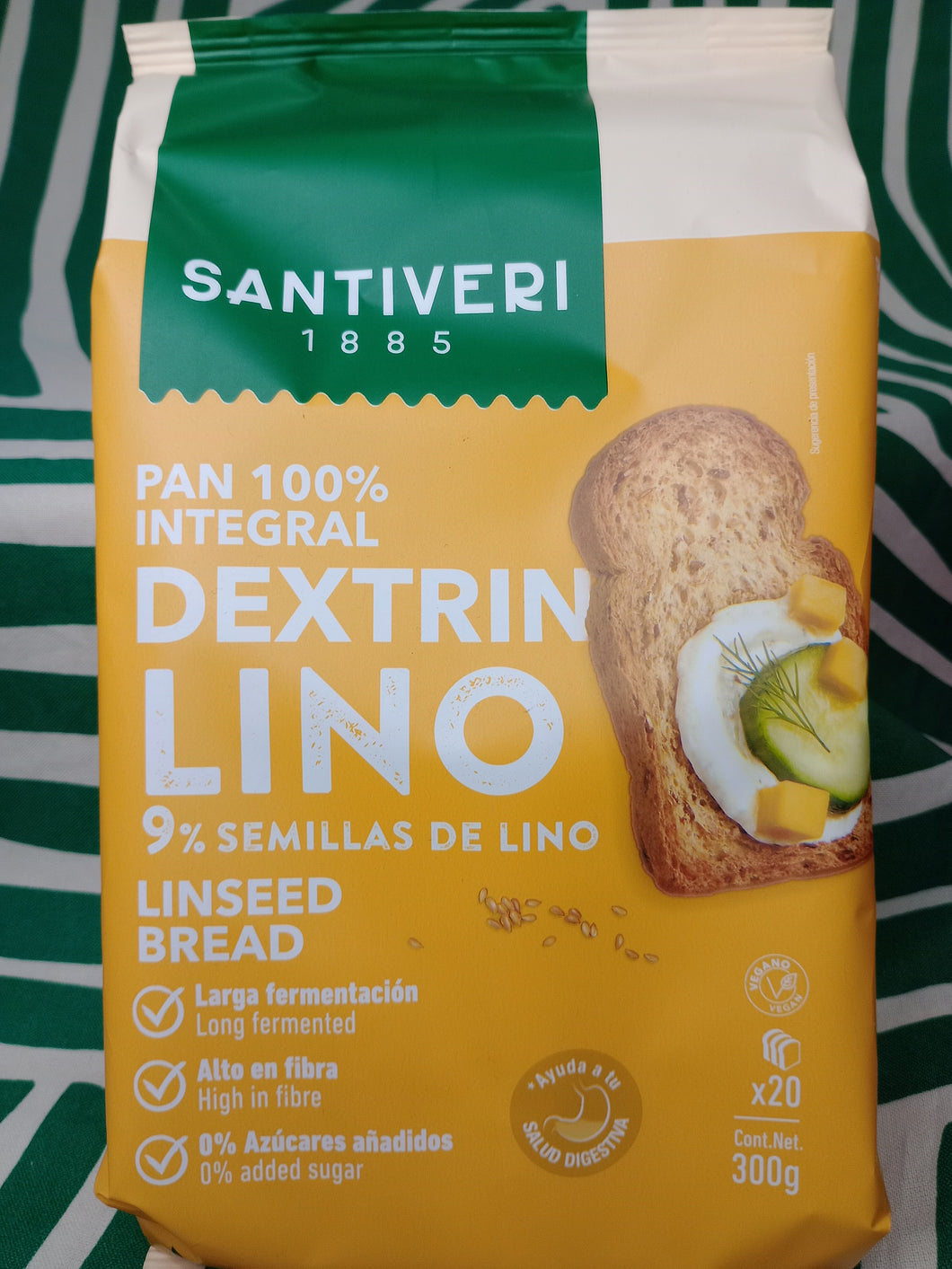 Pan Dextrin Lino – Santiveri / 300 g