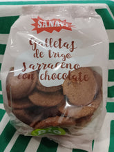Cargar imagen en el visor de la galería, Galleta de Trigo Sarraceno de Chocolate Bio 200 grs
