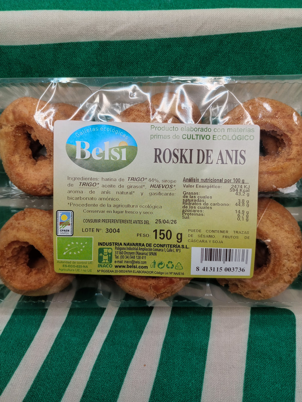 Roskis de Anis Belsi 150 grs Ecologico