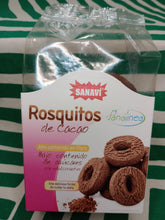 Cargar imagen en el visor de la galería, Rosquitos de cacao Sin Azúcar 200 grs (sin alergenos)
