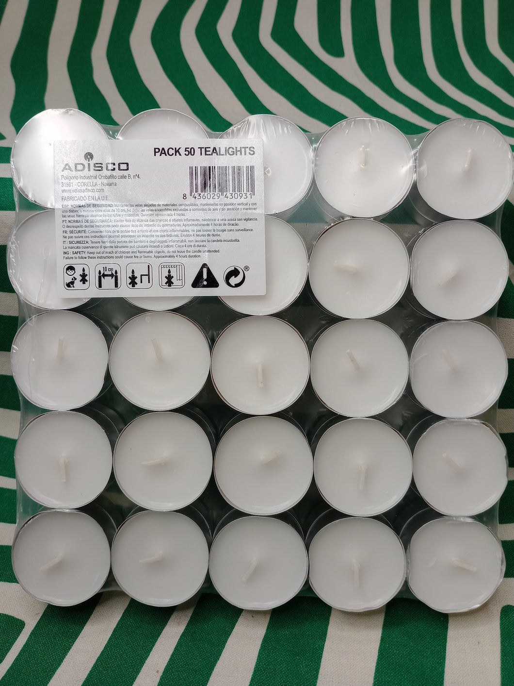 Pack 50 Velas de te