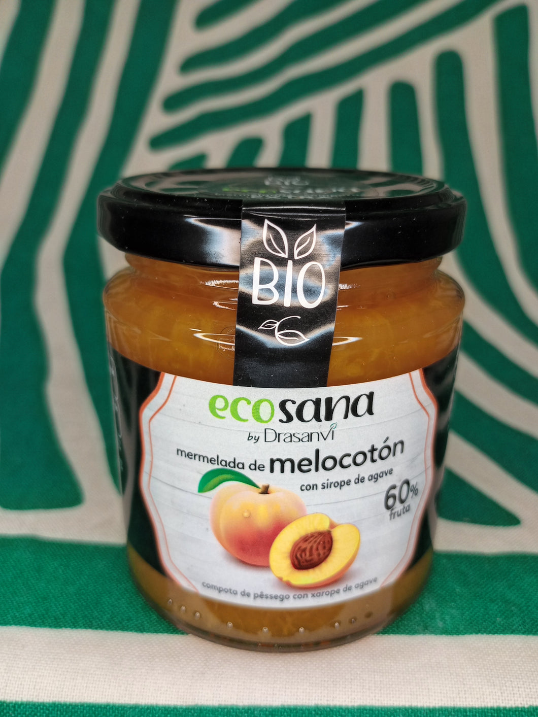 Mermelada Melocoton S/Azucar con Agave 260 grs