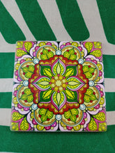 Cargar imagen en el visor de la galería, Pack 6 Posavasos Mandalas Cuadrados
