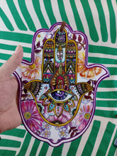 Cargar imagen en el visor de la galería, Decoracion Mano de Fatima Mod. Tonos Morados
