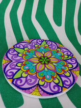 Cargar imagen en el visor de la galería, Pack 6 Posavasos Ceramica Mandalas Variados
