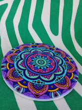 Cargar imagen en el visor de la galería, Pack 6 Posavasos Ceramica Mandalas Variados
