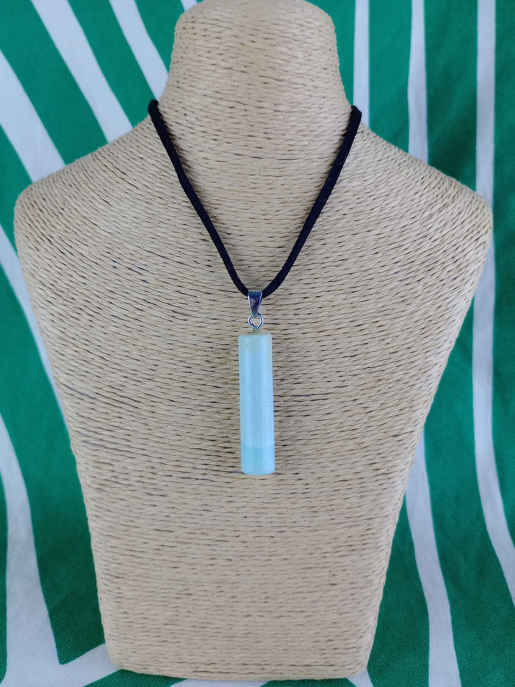 Colgante Cilíndrico Amazonita Mod. 1