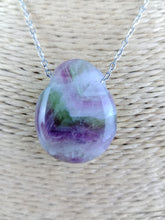 Cargar imagen en el visor de la galería, Colgante Fluorita Tricolor Mod 2
