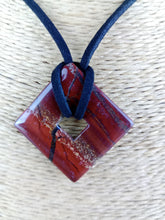 Cargar imagen en el visor de la galería, Colgante Rombo Jaspe Rojo Mod. 6
