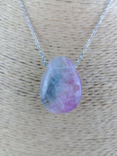 Cargar imagen en el visor de la galería, Colgante Fluorita Tricolor Mod 3
