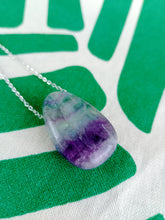 Cargar imagen en el visor de la galería, Colgante Fluorita Tricolor Mod 1
