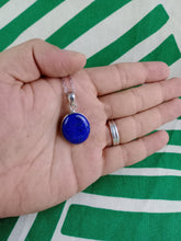 Cargar imagen en el visor de la galería, Colgante Lapislazuli Oval con Plata
