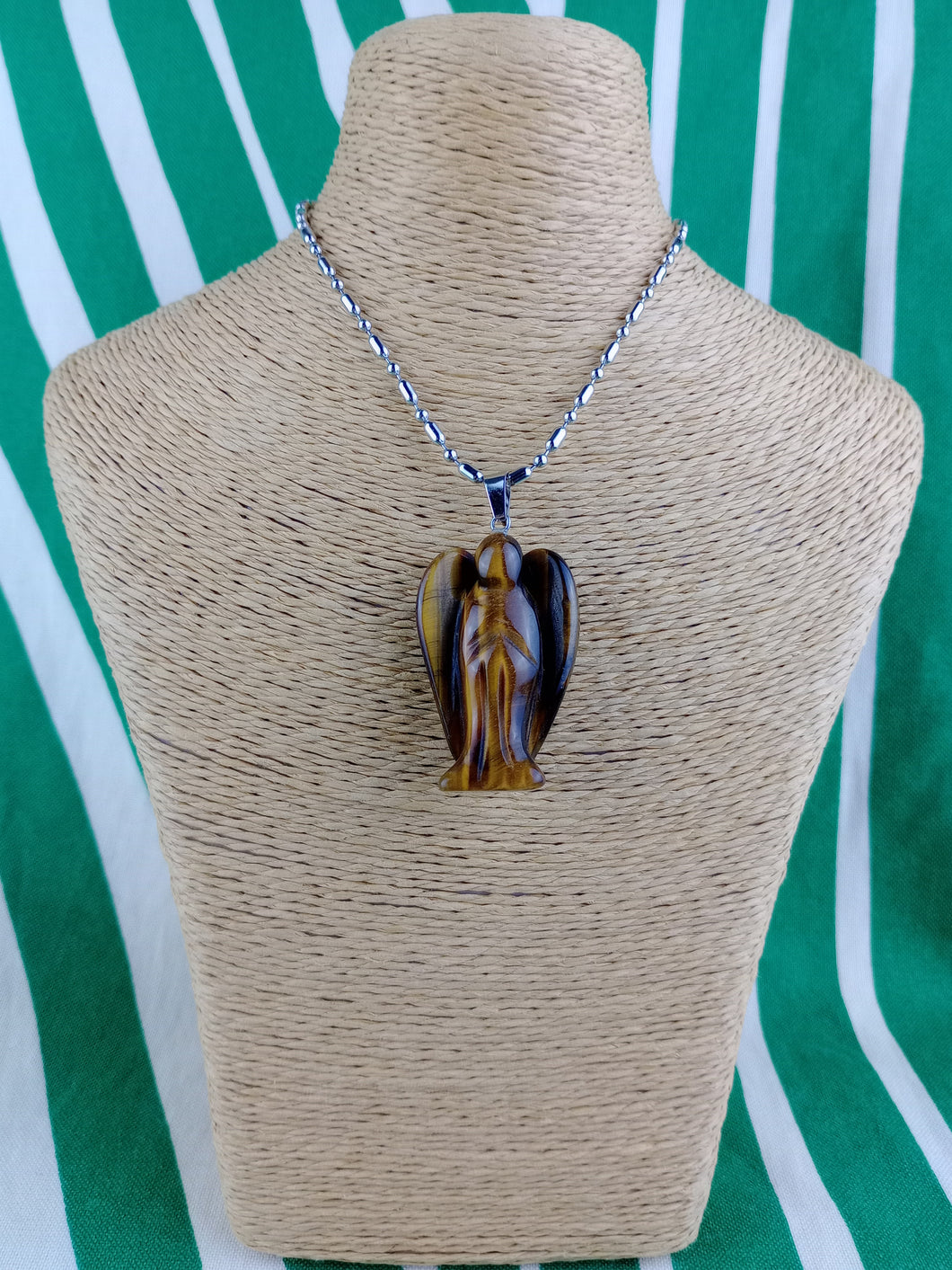 Colgante Ojo Tigre Ángel Mod. 2