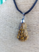 Cargar imagen en el visor de la galería, Colgante Buda de Ojo de Tigre Mod. 2

