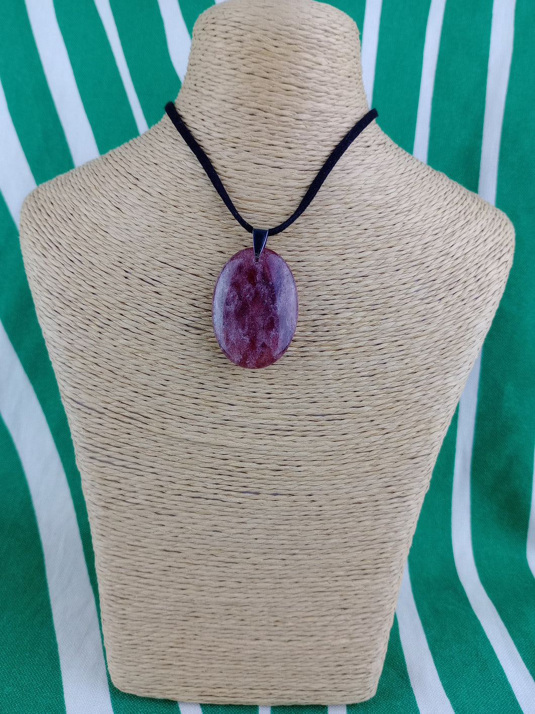 Colgante Oval Lepidolita