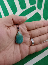 Cargar imagen en el visor de la galería, Colgante Amazonita Lagrima Mod. 1
