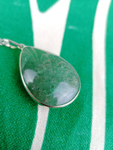 Cargar imagen en el visor de la galería, Colgante Cuarzo Verde Plata Lagrima Mod. 1
