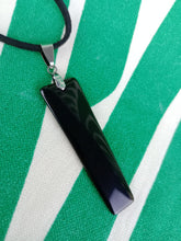 Cargar imagen en el visor de la galería, Colgante Rectangular Onix Negro
