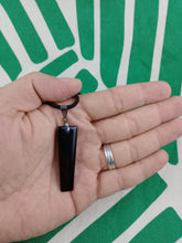 Cargar imagen en el visor de la galería, Colgante Rectangular Onix Negro
