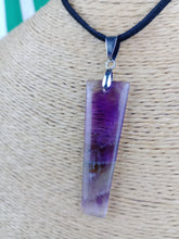 Cargar imagen en el visor de la galería, Colgante Rectangular Amatista Mod. 3
