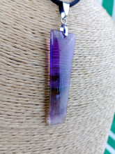 Cargar imagen en el visor de la galería, Colgante Rectangular Amatista Mod. 3
