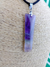 Cargar imagen en el visor de la galería, Colgante Rectangular Amatista Mod. 5
