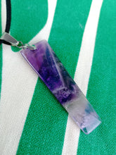 Cargar imagen en el visor de la galería, Colgante Rectangular Amatista Mod. 5
