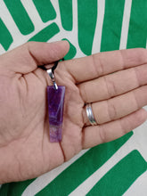 Cargar imagen en el visor de la galería, Colgante Rectangular Amatista Mod. 5

